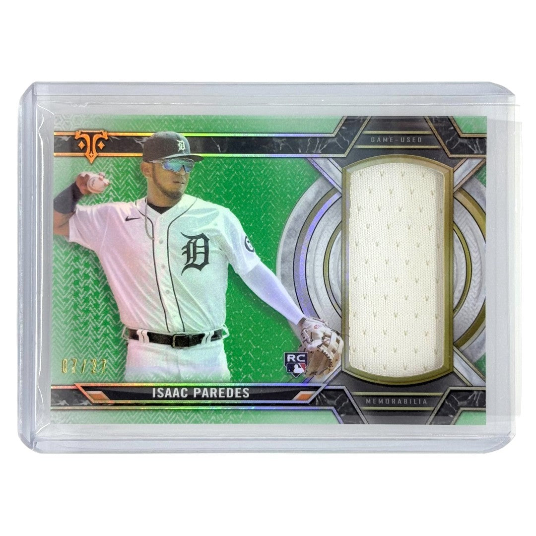 TOPPS MLBカード TRIPLE THREADS ISAAC PAREDES DETROIT TIGERS /27 #SJR-IP 中古 IT1