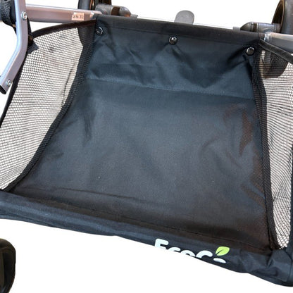 EcoCa エコカ 折りたたみ ショッピングカート スタンダードモデル ブラック 買い物 保冷バッグ マイバッグ カート 中古 W４