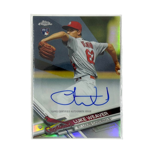 TOPPS MLBカード CHROME LUKE WEAVER ST. LOUIS CARDINALS 036/499 #RA-LW 中古 IT1