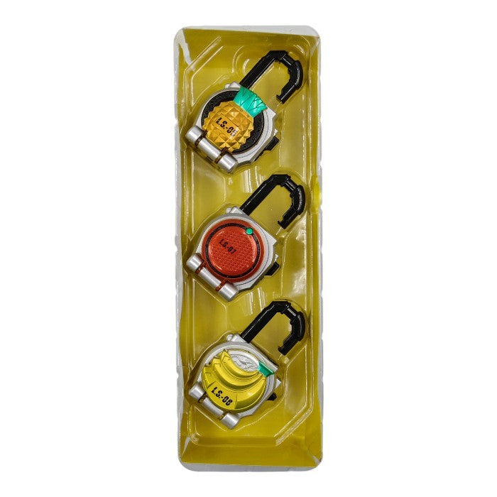 BANDAI 仮面ライダー鎧武 (ガイム) DX戦極ドライバー&ロックシードホルダー スペシャルセット 中古 a1