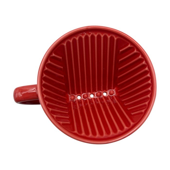 Kalita カリタ ドリッパー 波佐見焼 紅の豚 101 3750 コーヒー用品 ジブリ コラボ 3つ穴 磁器 中古 W４