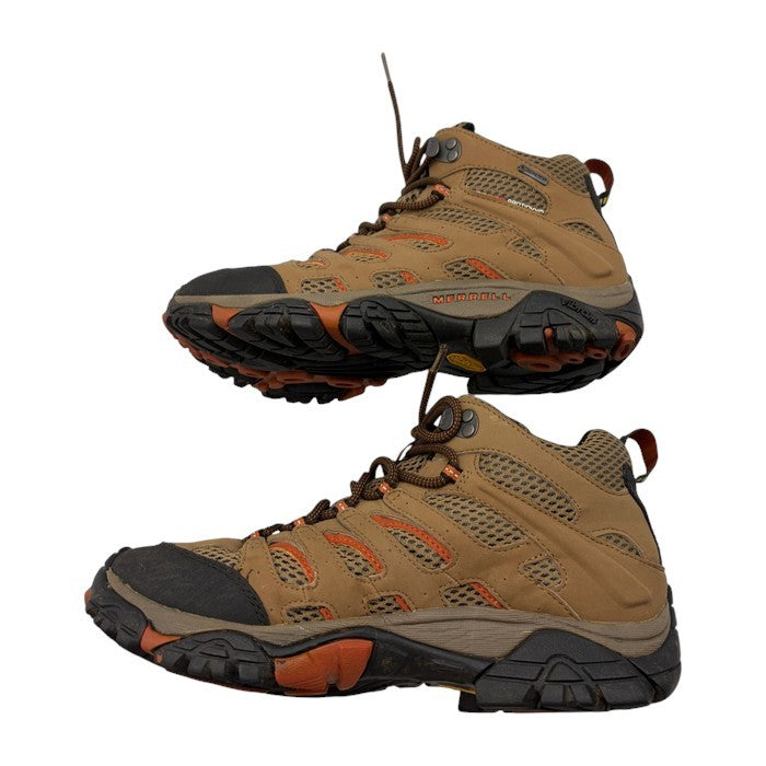 MERRELL メレル MOAB MID トレッキングシューズ J41413 US7 (約25cm) 登山 メンズ 靴 ブラウン 中古 W４