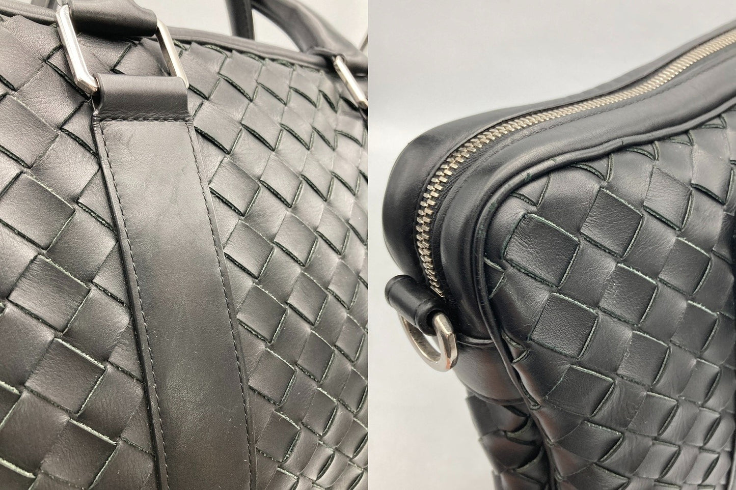 BOTTEGA VENETA ボッテガヴェネタ イントレチャート ブリーフケース ブラック 中古 D4
