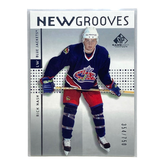 UPPER DECK NHLカード SP GAME USED RICK NASH BLUE JACKETS 354/750 #73 中古 IT2
