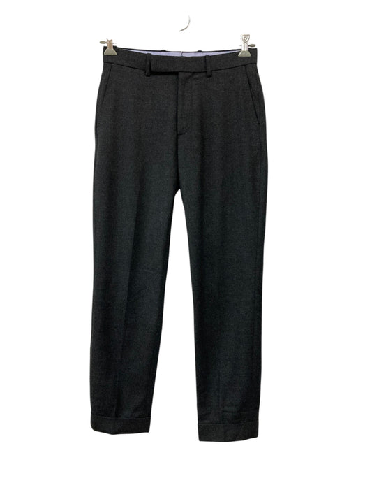 POLO RALPH LAUEN ポロラルフローレン ウール混 スラックス グレー サイズ29×32 メンズ 中古 D4