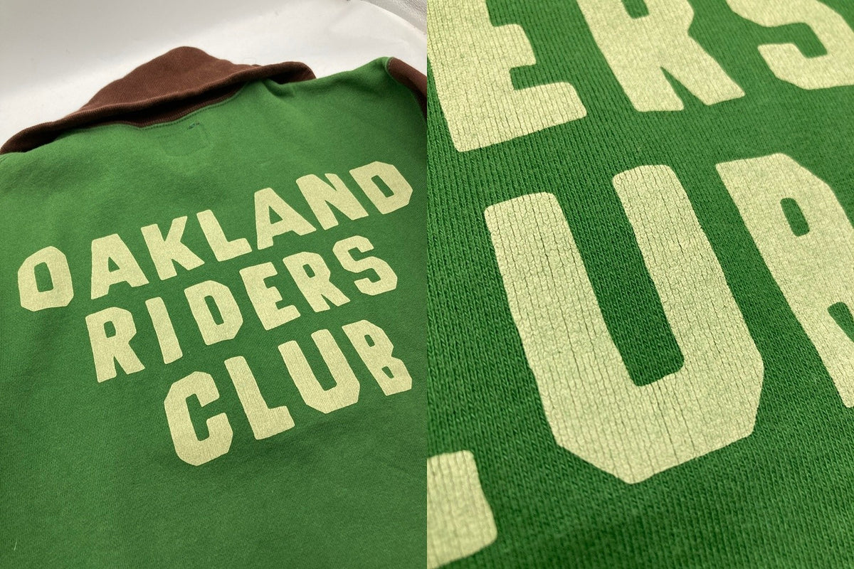 FREEWHEELERS フリーホイーラーズ OAKLAND RIDERS CLUB 1930sスタイル クオータージップ スウェット サイズ38 メンズ 中古 D4