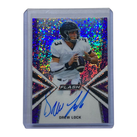 Leaf NFLカード FLASH DREW LOCK 7/25 #BA-DL1 中古 IT2