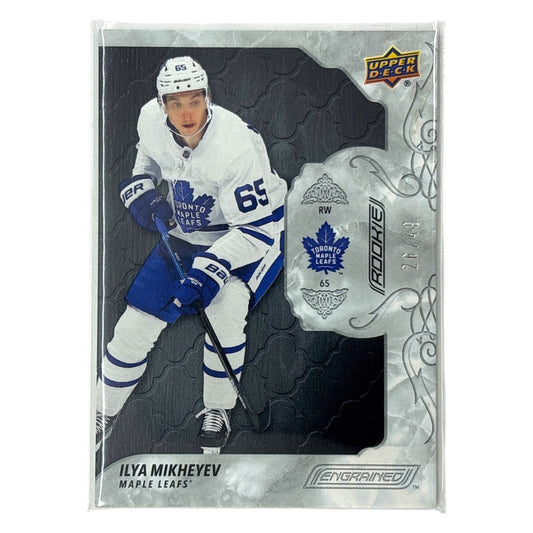 UPPER DECK NHLカード ENGRAINED ILYA MIKHEYEV MAPLE LEAFS /49 #87 中古 IT1