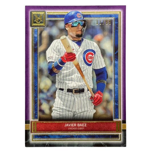 TOPPS MLBカード MUSEUM COLLECTION JAVIER BAEZ CHICAGO CUBS /99 #72 中古 IT2
