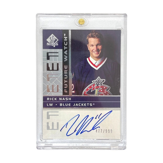 UPPER DECK NHLカード SP AUTHENTIC RICK NASH BLUE JACKETS 477/999 #184 中古 IT1