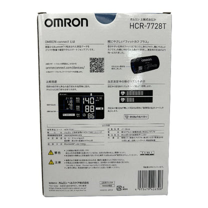 未使用品 omron オムロン 上腕式血圧計 HCR-7728T 医療機器認証番号：306AGBZX00091000 血圧計 健康器具 家電 Bluetooth対応 中古 W４