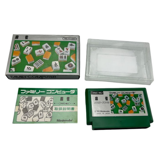 ファミリーコンピュータ ソフト 麻雀 HVC-MJ 任天堂 Nintendo ニンテンドー ゲーム ファミコン 中古 W４