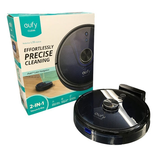 Anker Eufy RoboVac L35 Hybrid ロボット掃除機 ブラック 吸引 水拭き アプリ操作 Alexa対応 チャイルドロック T2194512 中古 T1