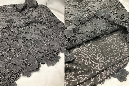 GRACE CONTINENTAL グレースコンチネンタル スパンレース ワンピース サイズ36 レディース 中古 D4