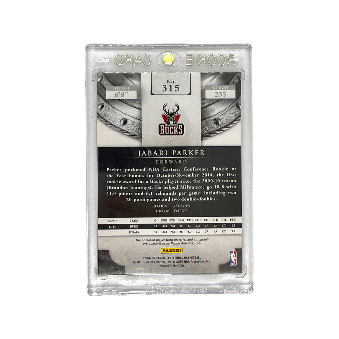 PANINI NBAカード PREFERRED Silhouettes JABARI PARKER 15/25 #315 中古 IT1