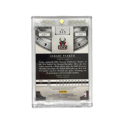 PANINI NBAカード PREFERRED Silhouettes JABARI PARKER 15/25 #315 中古 IT1