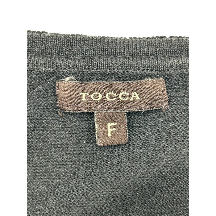 TOCCA トッカ ドッキング ワンピース ブラック ホワイト F アパレル レディース おしゃれ 夏 中古 W４