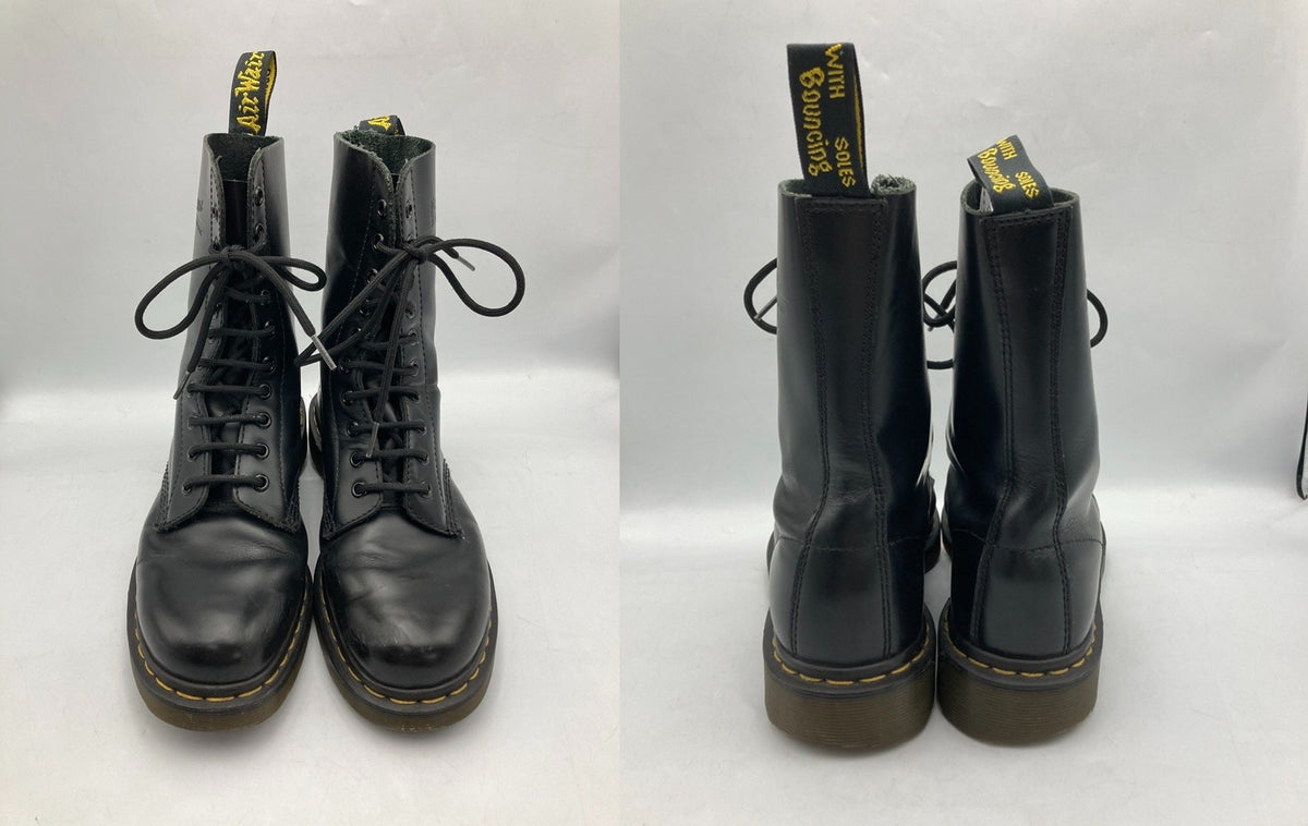 Dr.Martens ドクターマーチン 10ホール ブーツ 1490 サイズUK6 メンズ レディース 中古 D4