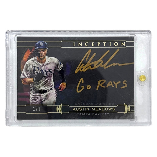 TOPPS MLBカード INCEPTION AUSTIN MEADOWS TAMPA BAY RAYS 1/1 #SS-AM 中古 IT1