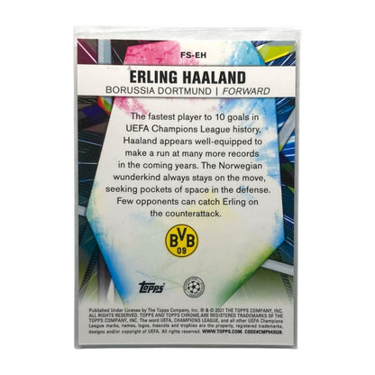 TOPPS サッカーカード CHROME ERLING HAALAND BORUSSIA DORTMUND #FS-EH 中古 IT2