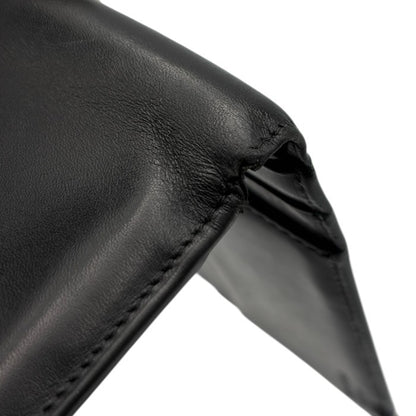 PRADA プラダ 二つ折り 財布 レザー 本革 メンズ 小銭入れ付 札入れ ブラック 中古 W4