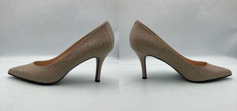 DIANA ダイアナ 型押しクロコ ポインテッドトゥ パンプス サイズ24cm 中古 D4