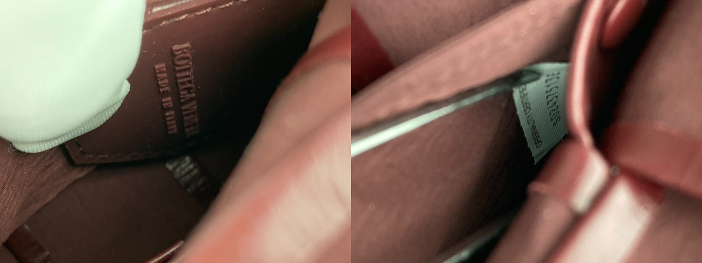 BOTTEGA VENETA CANDY CASSETTE  ボッテガヴェネタ キャンディカセット ショルダーバッグ バーガンディ 中古 D4