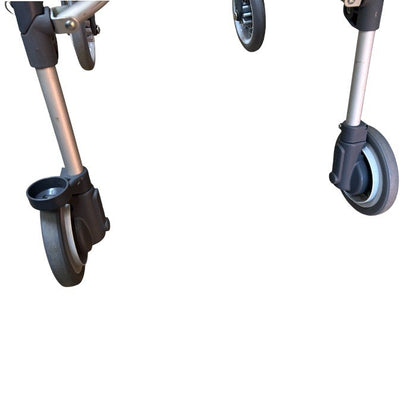 Combi carry コンビ キャリー ピコ 歩行器 シルバーカー 高齢者 介護 収納 ヒョウ柄 中古 W４