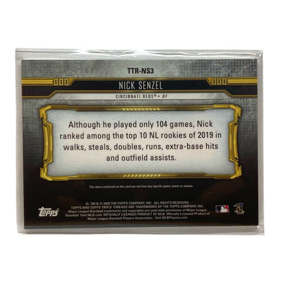 TOPPS MLBカード TRIPLE THREADS NICK SENZEL REDS 14/36 #TTR-NS3 中古 IT2