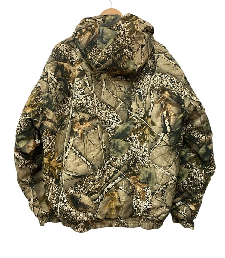 WFS BURLY CAMO TAN リアルツリー カモフラージュ ジャケット 中綿ブルゾン 中古 D4