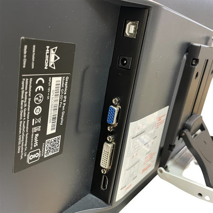Huion 21.5インチ 液晶ペンタブレット KAMVAS GT-221Pro フルHD IPS フイオン 液タブ ペンタブ アンチグレア 漫画 イラスト 中古 R4