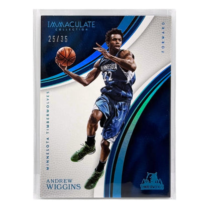 PANINI NBAカード IMMACULATE COLLECTION ANDREW WIGGINS MINNESOTA TIMBERWOLVES /35 #5 中古 IT1