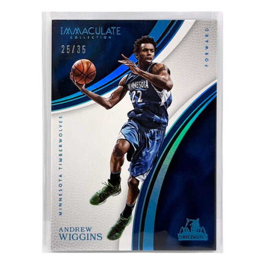 PANINI NBAカード IMMACULATE COLLECTION ANDREW WIGGINS MINNESOTA TIMBERWOLVES /35 #5 中古 IT1