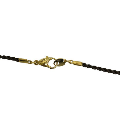 Herend ヘレンド マガタマ ピンククローバー ペンダント ネックレス 磁器 ホワイト/ピンク 勾玉 アクセサリー レディース 中古 W1