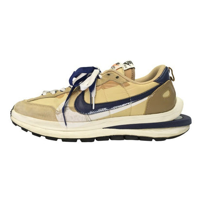 NIKE × SACAI ヴェイパーワッフル スニーカー メンズ ローカット コラボ VAPORWAFFLE ベージュ/ネイビー/ホワイト 27.5cm DD1875-200 中古 T1