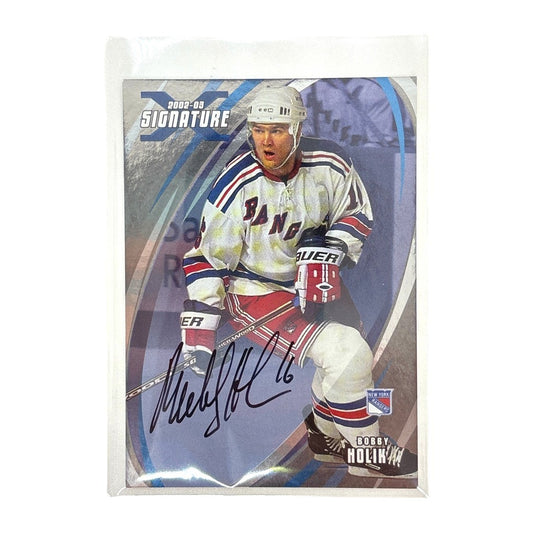 In The Game NHLカード 2002-03 SIGNATURE BE A PLAYER BOBBY HOLIK NEW YORK RANGERS #174 中古 IT1