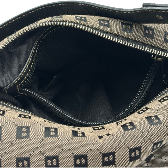 BALLY バリー モノグラム ワンショルダー バッグ ブランド レディース 総柄 レザー キャンバス 鞄 中古 W４