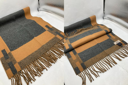 HERMES エルメス Hパッサン カシミヤマフラー 中古 D4