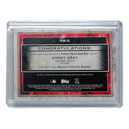 TOPPS MLBカード MUSEUM COLLECTION SONNY GRAY CINCINNATI REDS /99 #SPQR-SG 中古 IT2