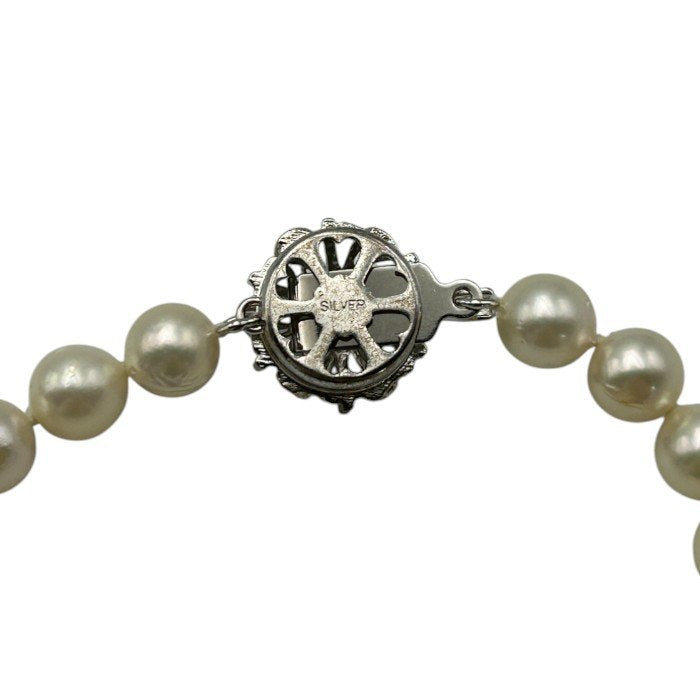 SILVER シルバー 4.5mmー7mm パール ネックレス レディース アクセサリー おしゃれ 真珠 中古 W４