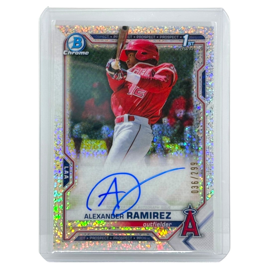 TOPPS MLBカード BOWMAN CHROME 1ST ALEXANDER RAMIREZ ANGELS /299 #CPA-ARA 中古 IT1