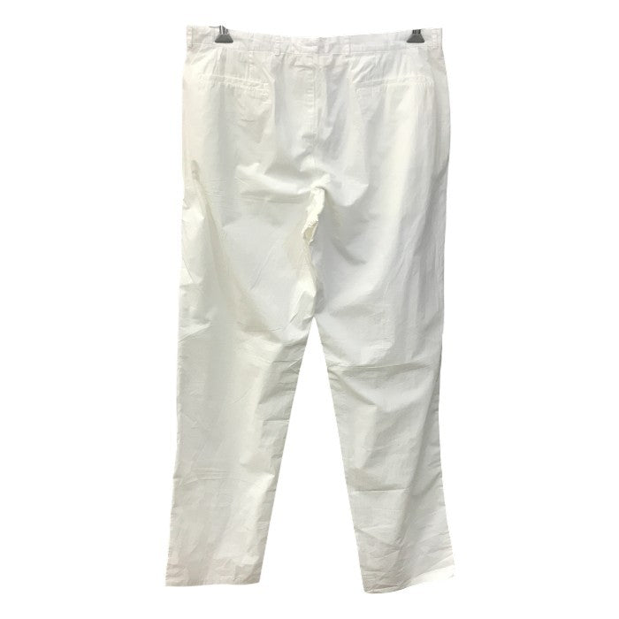 EMPORIO ARMANI エンポリオアルマーニ パンツ メンズ 春夏 コットン 無地 ストレート ホワイト 54サイズ 中古 T1