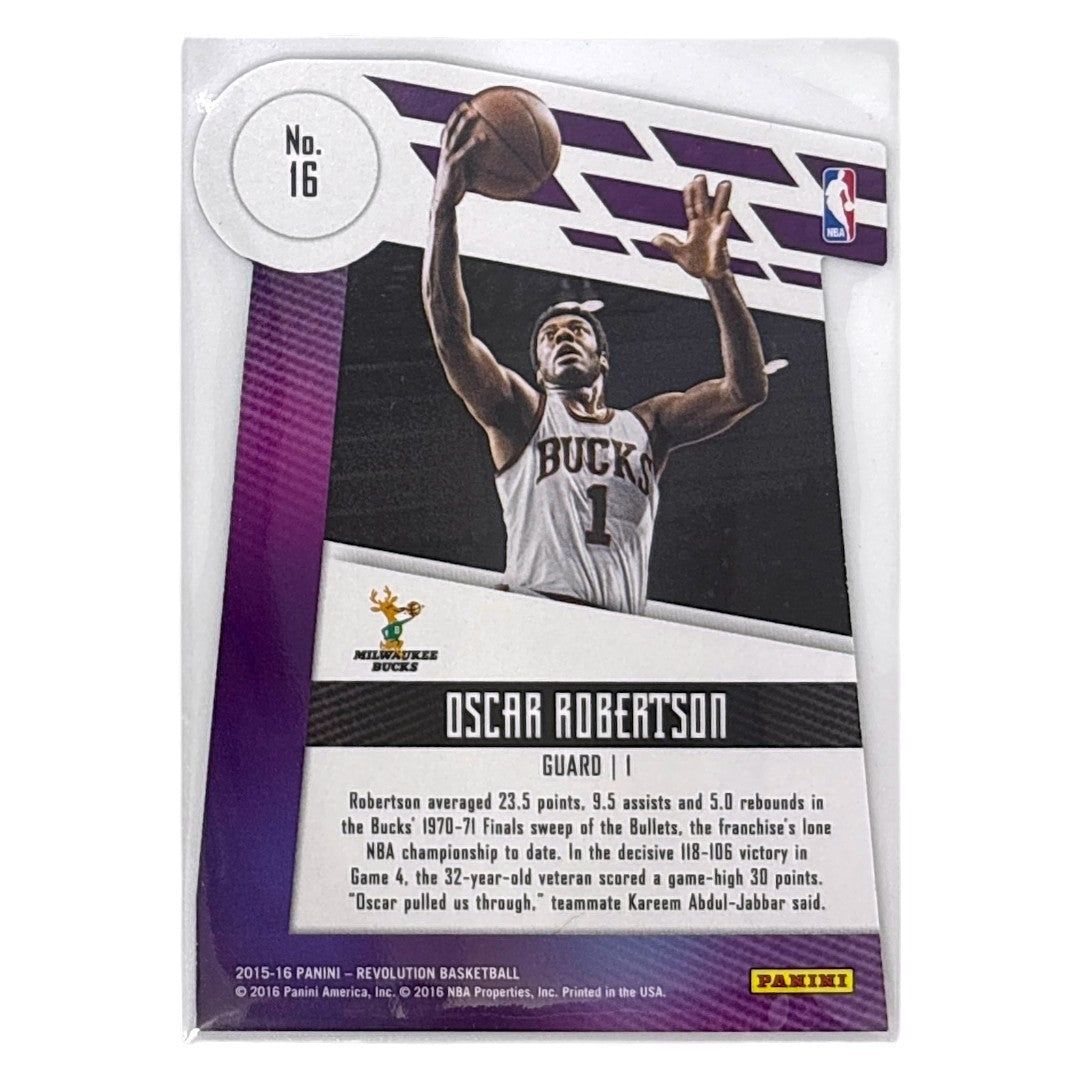 PANINI NBAカード REVOLUTION DIE-CUT OSCAR ROBERTSON MILWAUKEE BUCKS #16 中古 IT1
