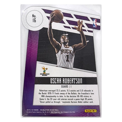 PANINI NBAカード REVOLUTION DIE-CUT OSCAR ROBERTSON MILWAUKEE BUCKS #16 中古 IT1