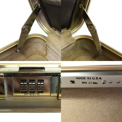 ZERO HALLIBURTON ゼロハリバートン アタッシュケース メンズ ビジネス ブリーフケース ヴィンテージ ナンバーロック シルバー 中古 T1