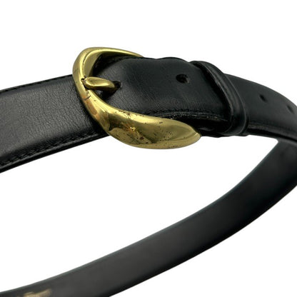 Salvatore Ferragamo サルヴァトーレ フェラガモ レザー ベルト 32インチ 本革 レディース ブランド 中古 W４