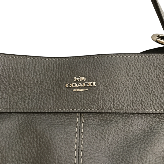 コーチ トート バッグ F28997 グレー レザー COACH 鞄 ブランド おしゃれ 中古 W1