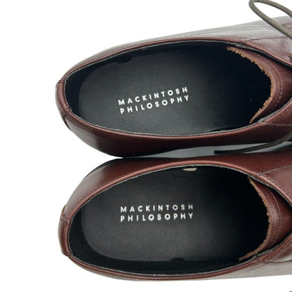 MACKINTOSH PHILOSOPHY シューズ メンズ MM19C M14B 26.0cm マッキントッシュフィロソフィー ブラウン 靴 プレーントゥ 中古 W４