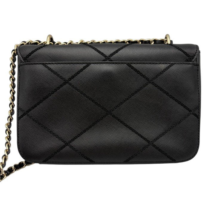TORY BURCH トリーバーチ チェーンショルダーバッグ ブラック 鞄 ハンドバッグ 肩掛け 斜め掛け ブランド 中古 W４