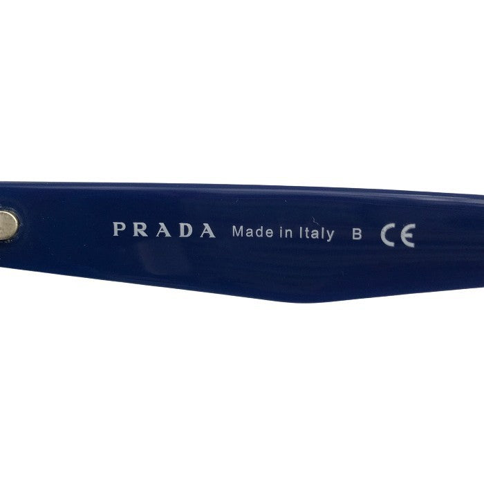 PRADA プラダ サングラス レディース フルリム セルフレーム バイカラー ブルー/グレー SPR 05P-A 中古 T1